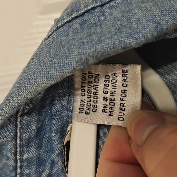 Cathy Daniels Vintage Full-zip Light Blue Jean Jacket - Picture 6 of 11